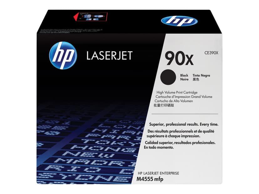 HP Toner Svart 90X 24K - CE390XD