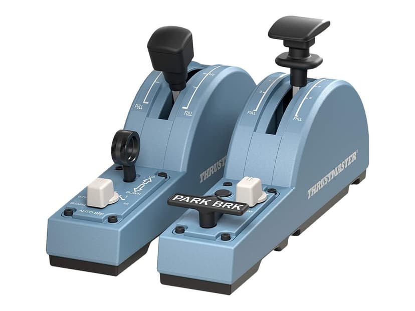 Thrustmaster TCA Quadrant Add-On Airbus Edition Blå Flykt Sim Analog / Digital PC Blå