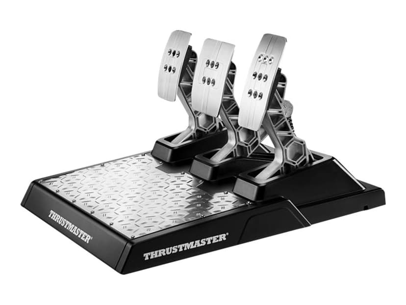 Thrustmaster T-LCM Sort, Rustfritt stål USB Pedaler PC, PlayStation 4, PlayStation 5, Xbox Rustfritt stål, Svart