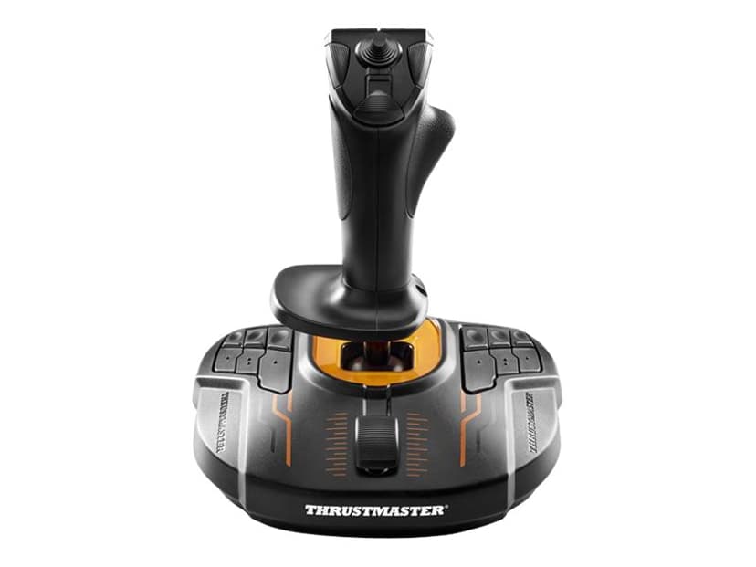 Thrustmaster T.16000M FCS Musta, Oranssi USB Lentosauva Analoginen/Digitaalinen PC Musta, Oranssi