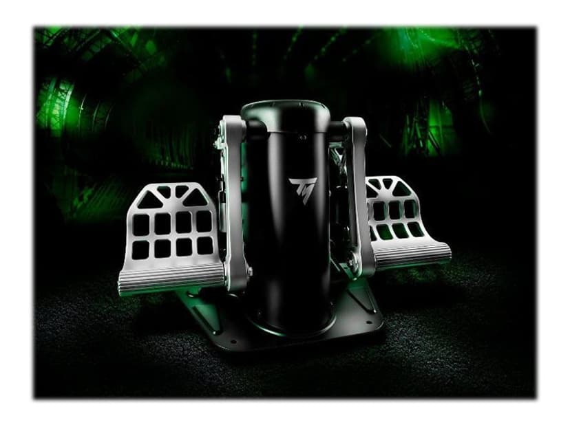 Thrustmaster TPR Rudder Musta, Hopea USB Lentosimulaattori Analoginen PC Hopea, Musta