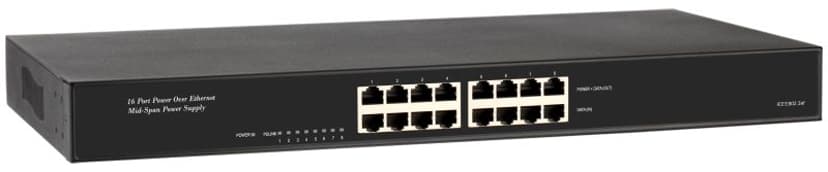 Direktronik 8-port Rack Gigabit Midspan 130W