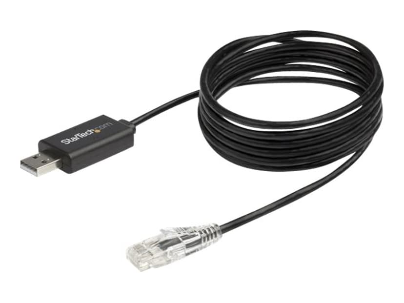 Startech StarTech.com ICUSBROLLOVR kabel kønsskifter RJ-45 USB 2.0 Type-A Sort RJ-45 USB 2.0 Type-A