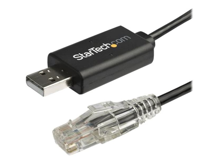Startech StarTech.com ICUSBROLLOVR kabel kønsskifter RJ-45 USB 2.0 Type-A Sort RJ-45 USB 2.0 Type-A