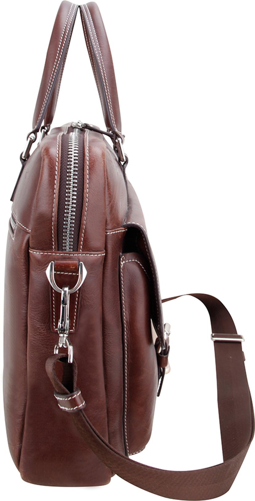 Cirafon Leather Vintage Veske 15.6" Ekte lær Brun