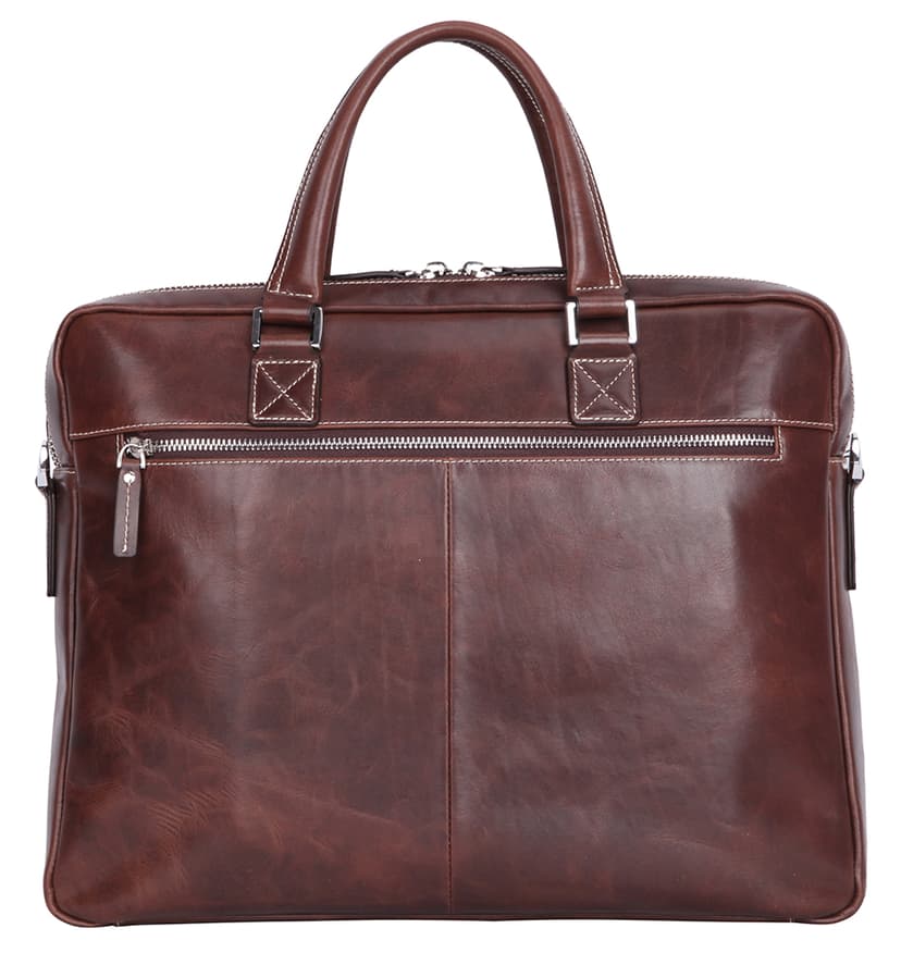 Cirafon Leather Vintage Taske 15.6" Ægte læder Brun