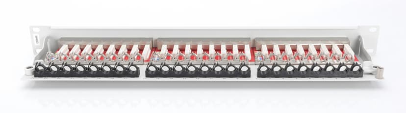 Digitus Kytkentäpaneeli Harmaa Cat 6A 1U