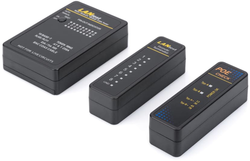 Digitus Kabeltestare RJ45/BNC samt PoE
