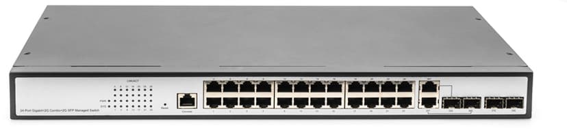 Digitus DN-80221-3 netwerk-switch Managed L2 Gigabit Ethernet (10/100/1000) Zwart, Grijs