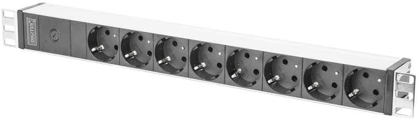 Digitus DN-95410 power uitbreiding 2 m 8 AC-uitgang(en) Zwart