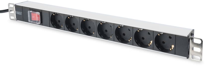 Digitus DN-95402 power uitbreiding 2 m 7 AC-uitgang(en) Zwart