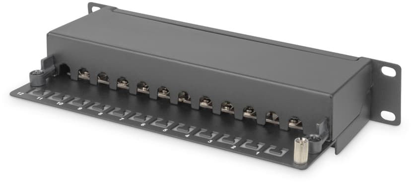 Digitus DN-91612S patch paneel 1U Zwart 1U