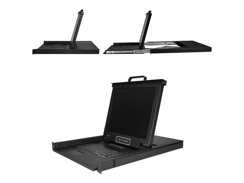 Startech 16 Port Rackmount VGA KVM Console with Keyboard