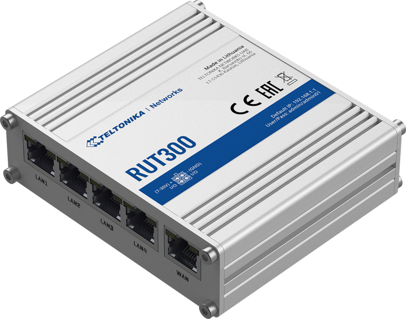 Teltonika RUT300 Industriell Ethernet-ruter
