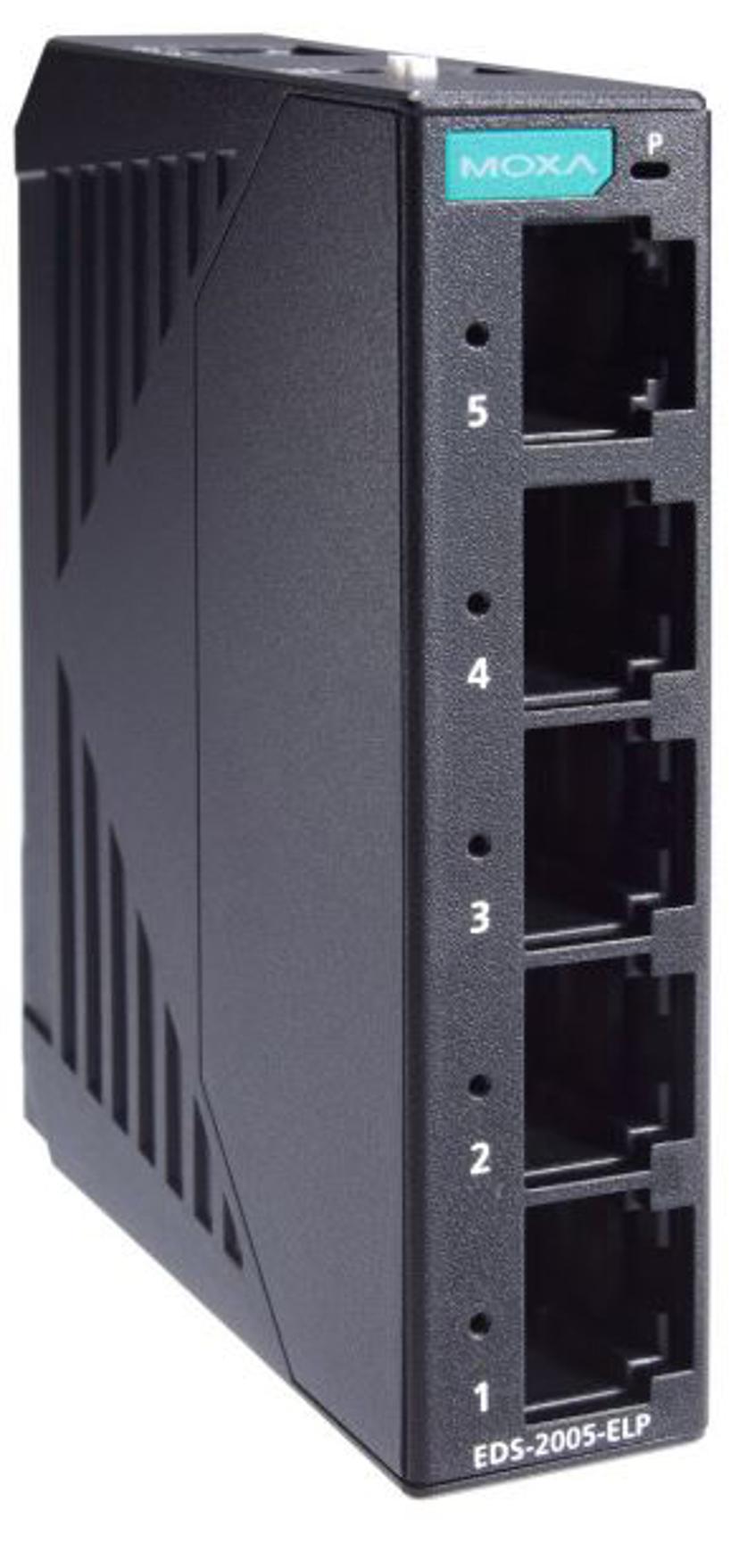 Moxa EDS-2005-ELP 5-porttinen ei-hallittu teollisuustason kytkin