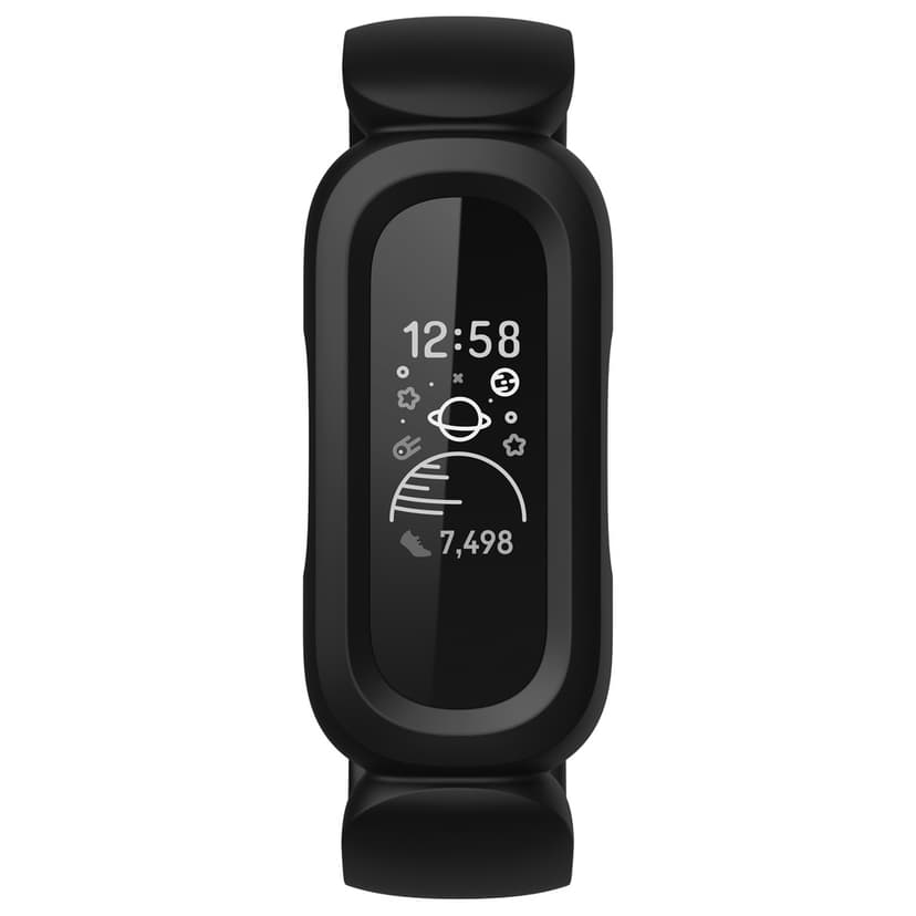 Fitbit Ace 3 aktivitetsarmbånd Svart/Rød