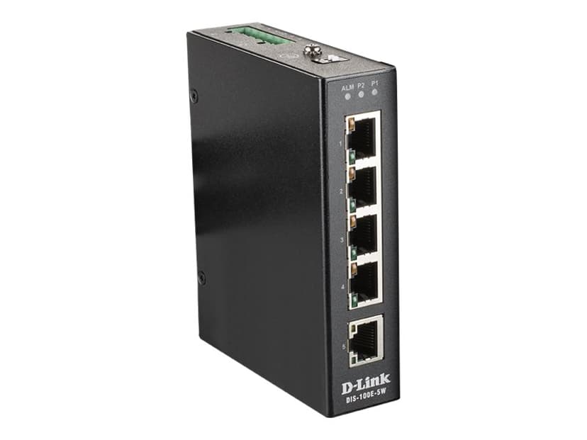 D-Link DIS-100E-5W netwerk-switch Unmanaged L2 Fast Ethernet (10/100) Zwart