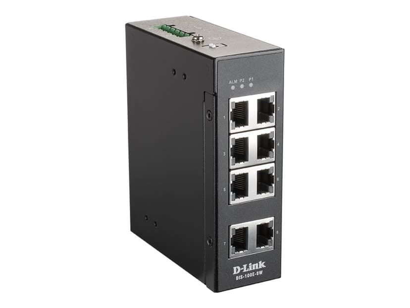 D-Link DIS-100E-8W 8-Port Industrial Switch