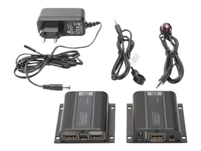 Digitus DS-55100-1 audio/video extender AV-zender & ontvanger Zwart