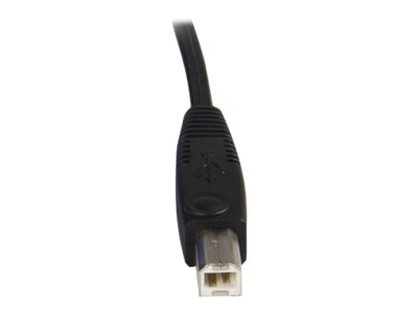 Startech StarTech.com SVUSB2N1_6 KVM-kablar Svart 1,8 m