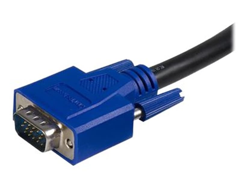 Startech StarTech.com SVUSB2N1_6 KVM-kablar Svart 1,8 m