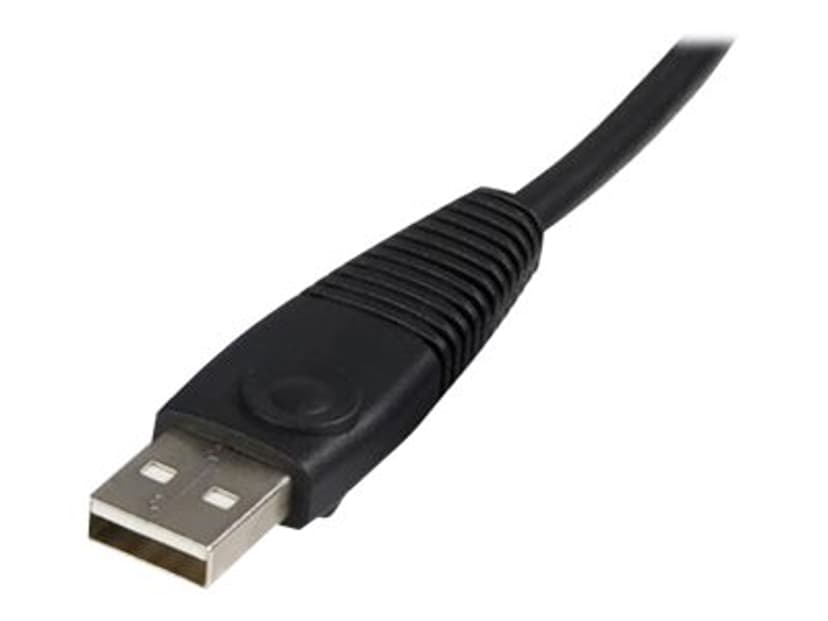 Startech StarTech.com SVUSB2N1_6 KVM-kablar Svart 1,8 m