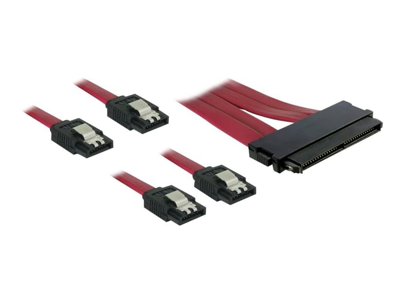 Delock SAS Multilane SFF8484 - 4Xsata 0.5m
