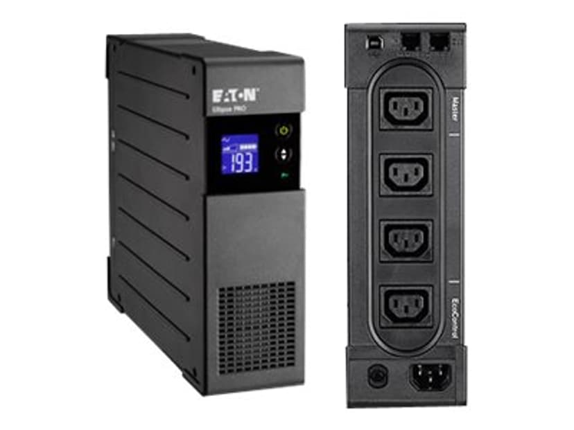 Eaton Ellipse PRO 850 IEC UPS-virtalähde Linjainteraktiivinen 0,85 kVA 510 W 4 AC-pistorasia(a)