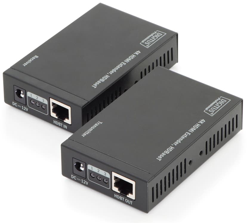 Digitus DS-55500 audio/video extender AV-zender & ontvanger Zwart