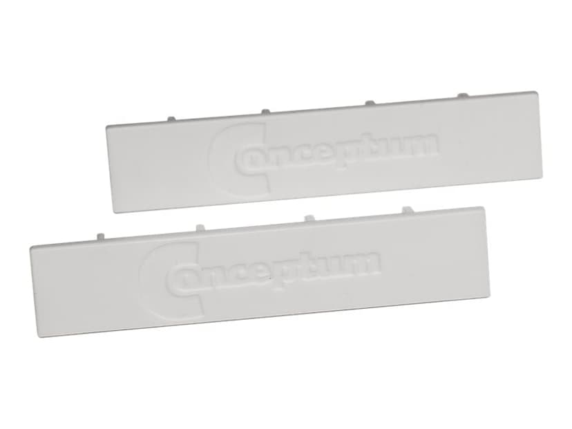 Forming Function End Covers 14x72mm White - Conceptum M-profil