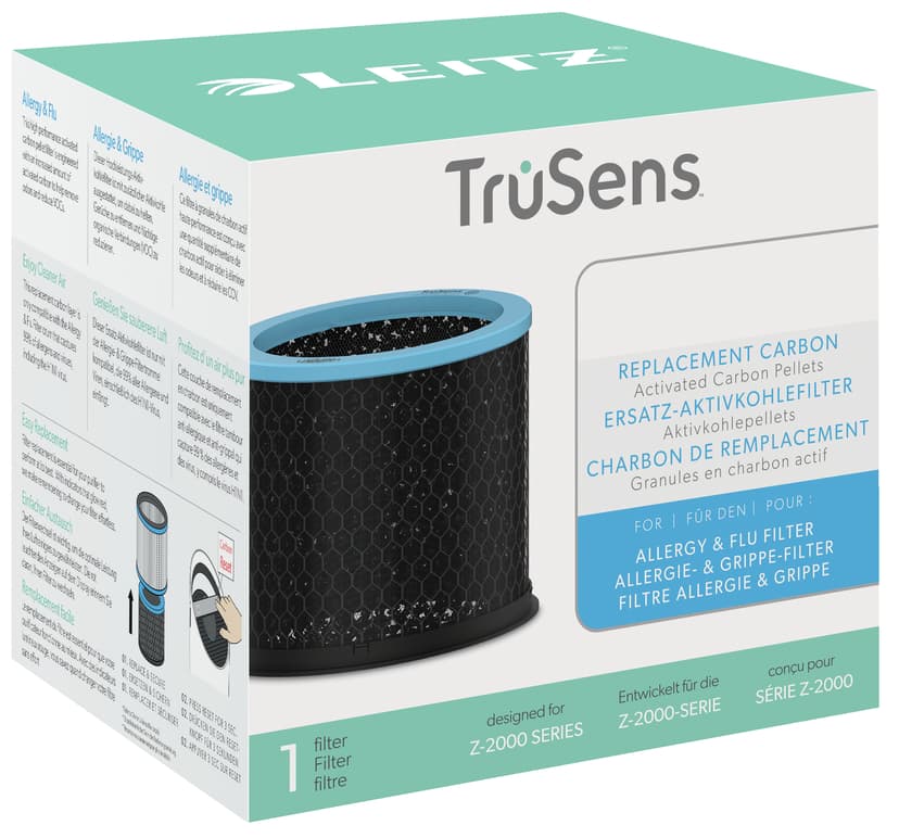 Leitz Allergi & Influensa Anti-Viral 3-i-1 Carbon Filter - TruSens Z-2000