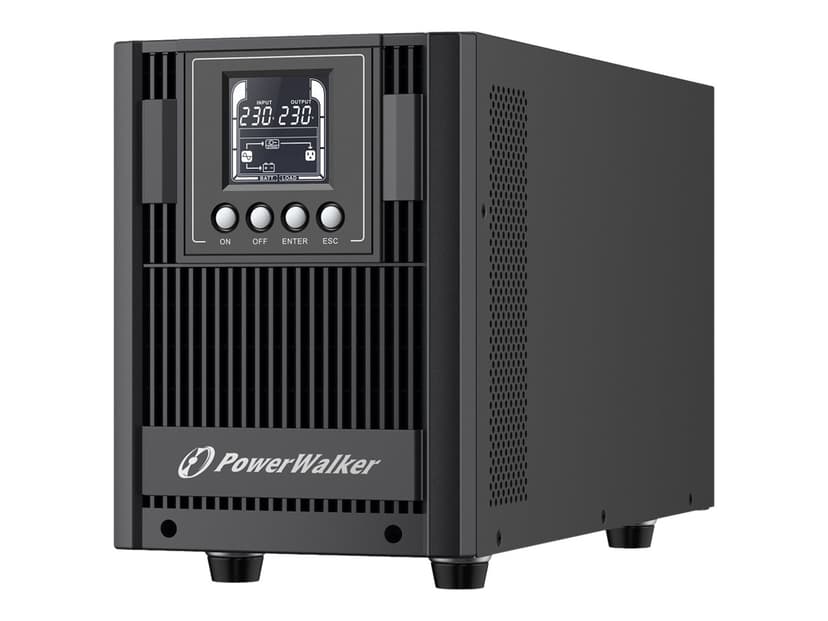 Powerwalker VFI 2000 AT UPS Dubbele conversie (online) 2 kVA 1800 W 4 AC-uitgang(en)
