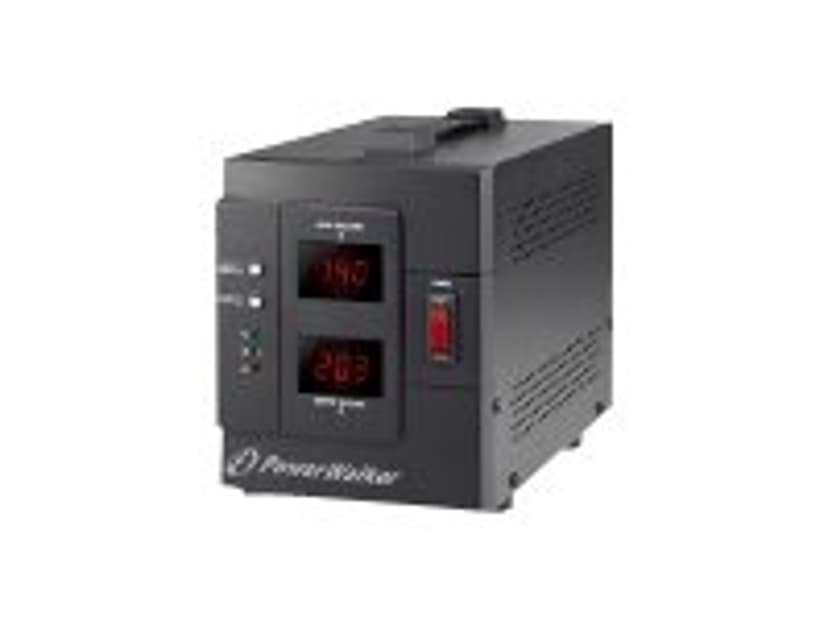 Powerwalker AVR 2000/SIV spanningregelaar 2 AC-uitgang(en) 230 V Zwart