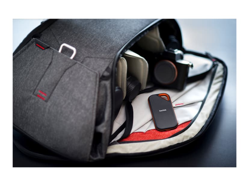 SanDisk EXTREME PRO Portable SSD V2 1TB USB Type-C Zwart
