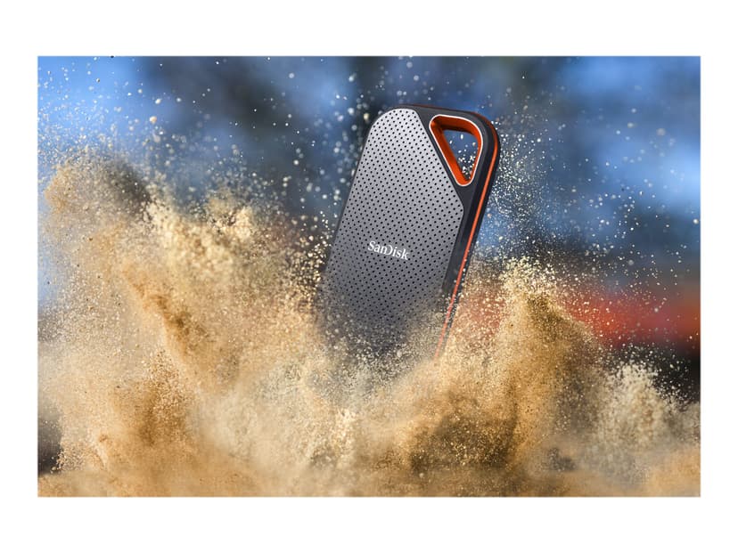SanDisk Extreme PRO Portable SSD V2 1TB USB-C Sort