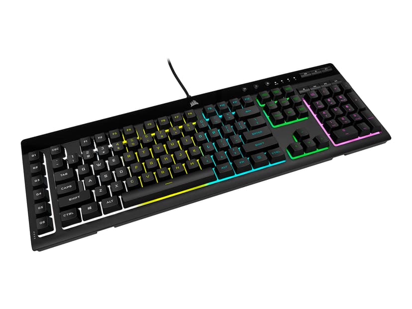 Corsair K55 RGB PRO näppäimistö USB QWERTY Pohjoismainen Musta Pohjoismainen