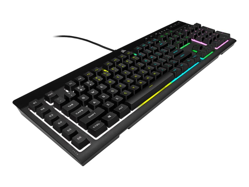 Corsair K55 RGB PRO näppäimistö USB QWERTY Pohjoismainen Musta Pohjoismainen