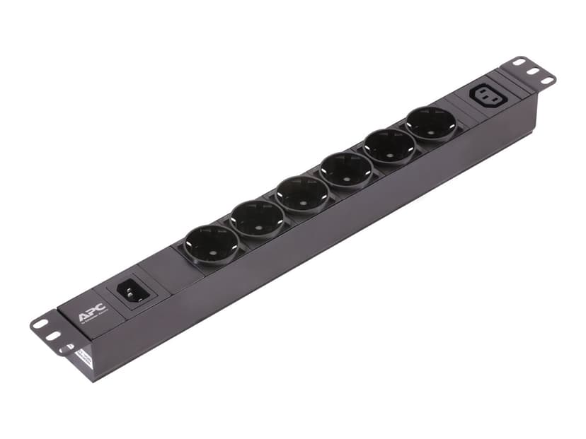 APC Easy PDU EPDU1010B-SCH, Basic, 1U, 10A, 230V, (6x)Schuko & (1x)C13, C14 plug