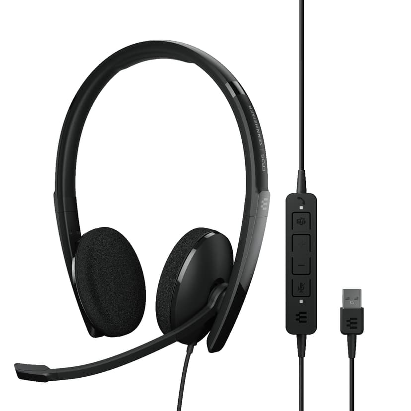 EPOS ADAPT 160T II Stereo USB-A Microsoft Teams Svart