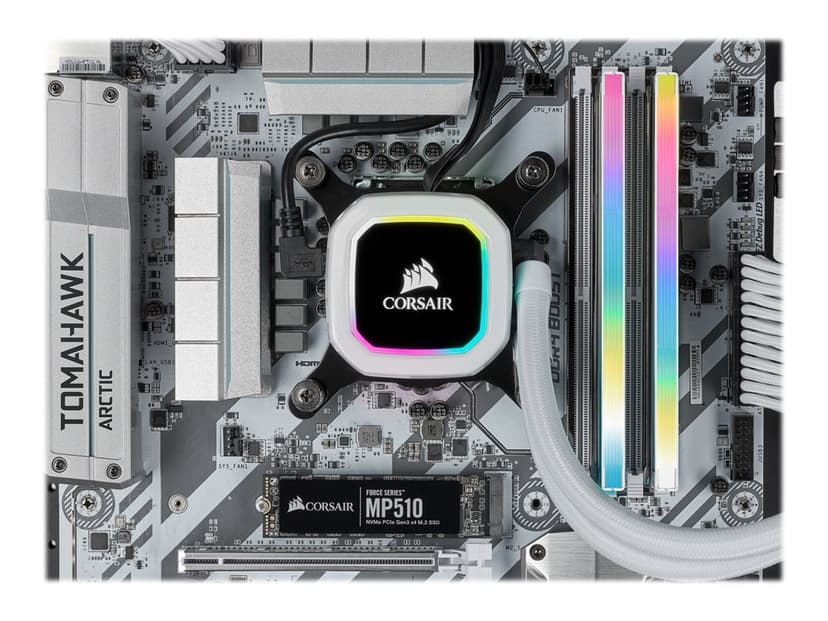 Corsair Vengeance RGB Pro CMH32GX4M2D3600C18W hukommelsesmodul 32 GB 2 x 16 GB DDR4 3600 MHz 32GB 3600MHz DDR4 288-pin DIMM