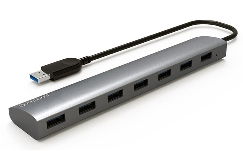Prokord USB 3.0 To Hub 7-Port USB A Powered USB 3.2 Gen 1 (3.1 Gen 1) Type-A USB 3.2 Gen 1 (3.1 Gen 1) Type-A
