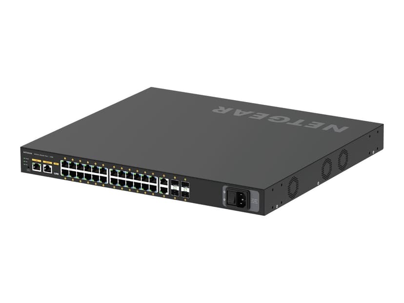 Netgear M4250-26G4XF-PoE+ Managed L2/L3 Gigabit Ethernet (10/100/1000) Power over Ethernet (PoE) 1U Zwart