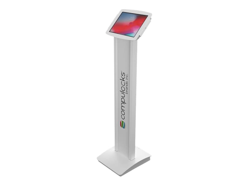 Compulocks Space Enclosure IPad 10.2" (7/8th Gen) Brandme Floor Stand White
