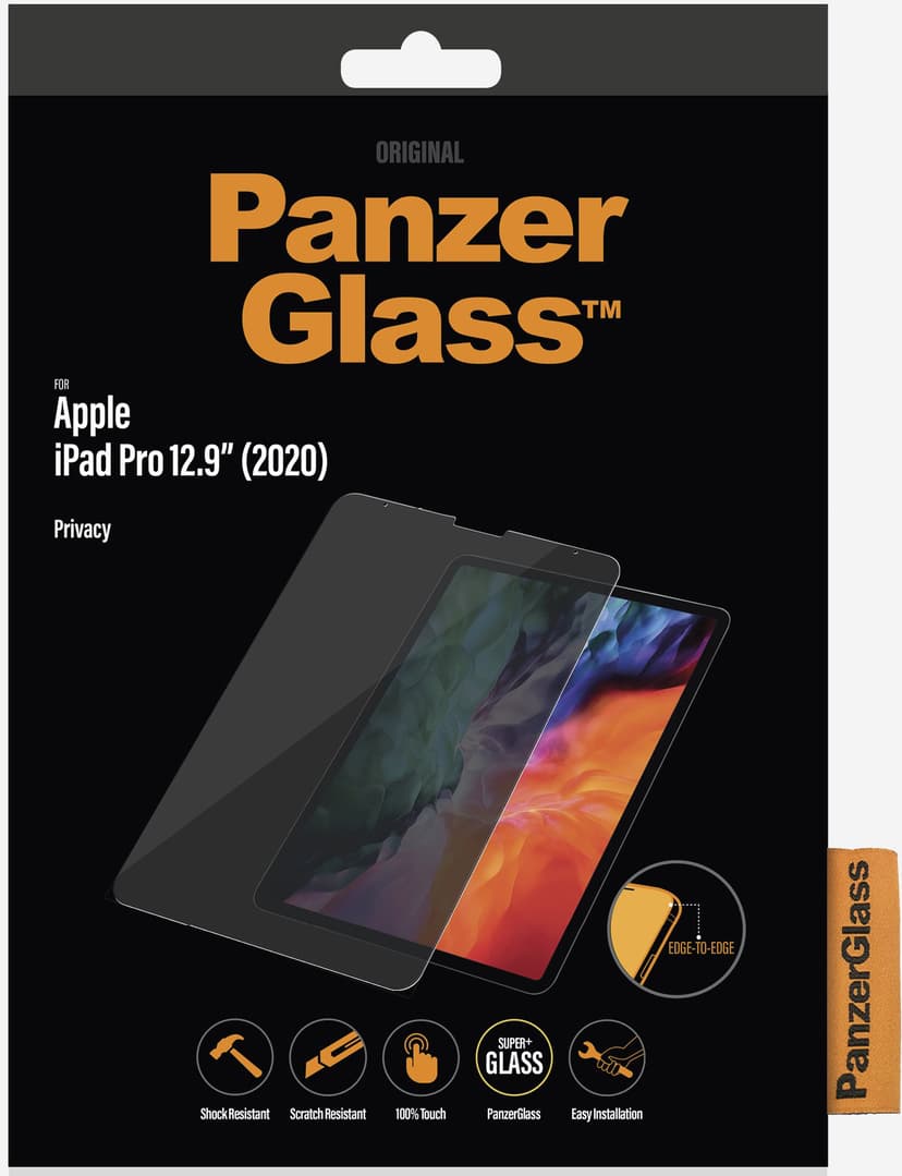 Panzerglass P2695 skärmskydd för surfplatta Genomskinligt skärmskydd Apple 1 styck iPad Pro 12.9" 3rd gen, iPad Pro 12.9" 4th gen, iPad Pro 12.9" 5th gen, iPad Pro 12.9" 6th gen