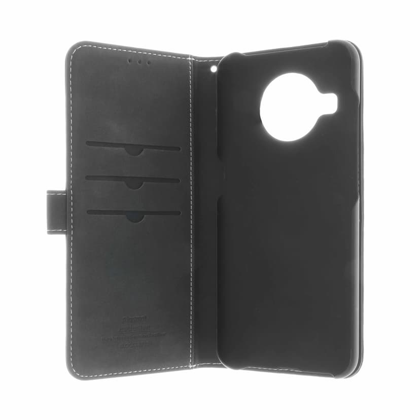 Insmat Exclusive Läppäkansi Nahka Musta Nokia X20