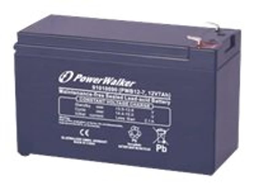 Powerwalker PWB12-7 Slutna blybatterier (VRLA) 12 V 7 Ah