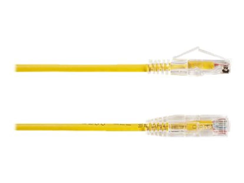 Black Box Blackbox Slim-net Cat6 Patch Cable Yellow 5ft