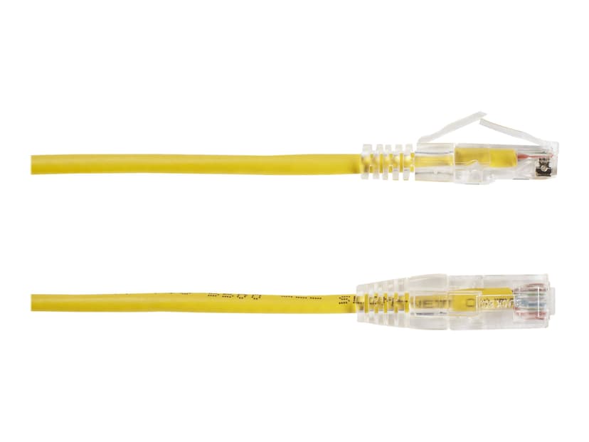 Black Box Blackbox Slim-net Cat6 Patch Cable Yellow 5ft