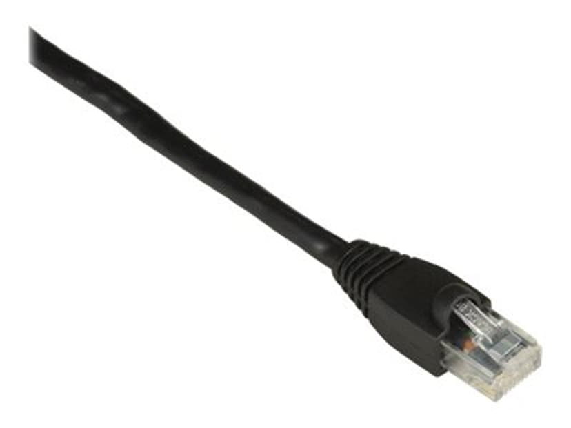 Black Box Blackbox Cat6 Snagless Black 1ft 550-mhz Patch Cable RJ-45 Cat6 0.3m Svart