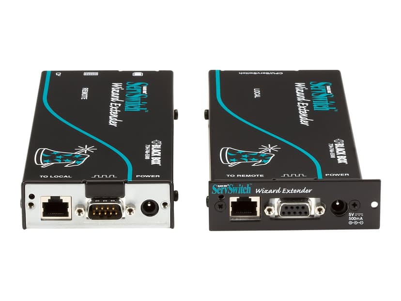 Black Box Blackbox Kvm Extender With Serial And Built In Skew Comp